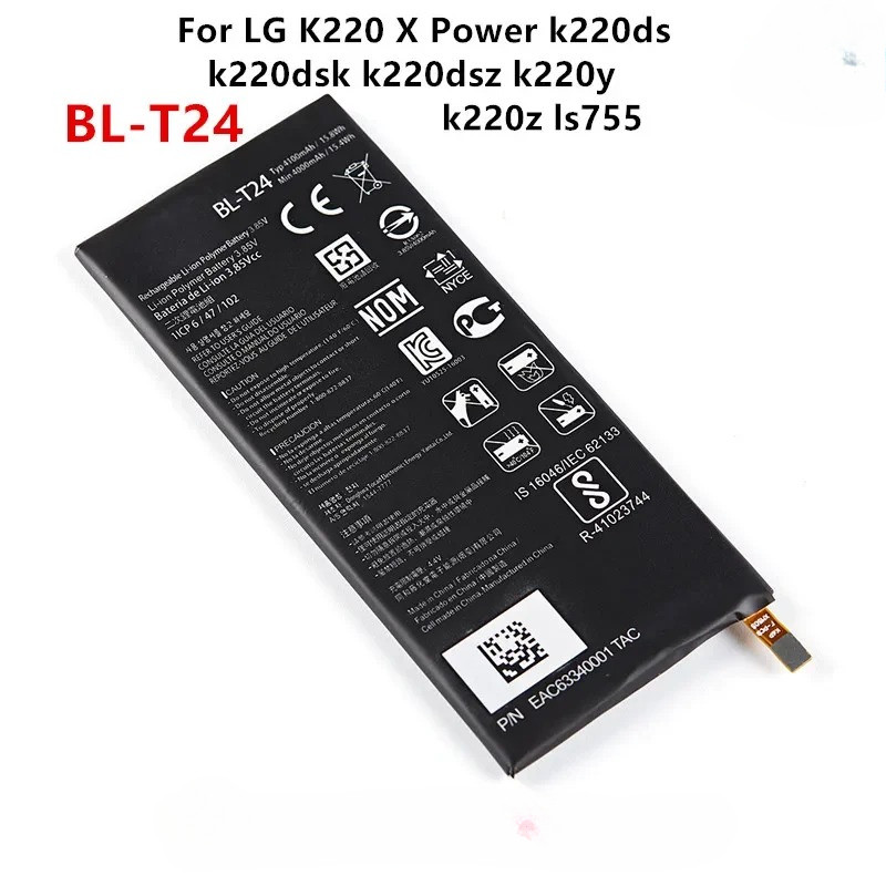 BL-T24 4100mAh Battery For LG K220 X Power k220ds k220dsk k220dsz k220y k220z ls755 BL T24 Mobile ph