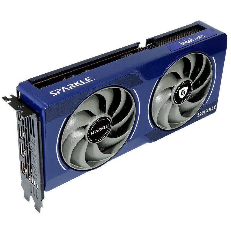 เขย่าและ Intel Arc B570 Guardian Series เกมกราฟิกการ์ด Dual Slot พัดลมคู่ 10G DDR6