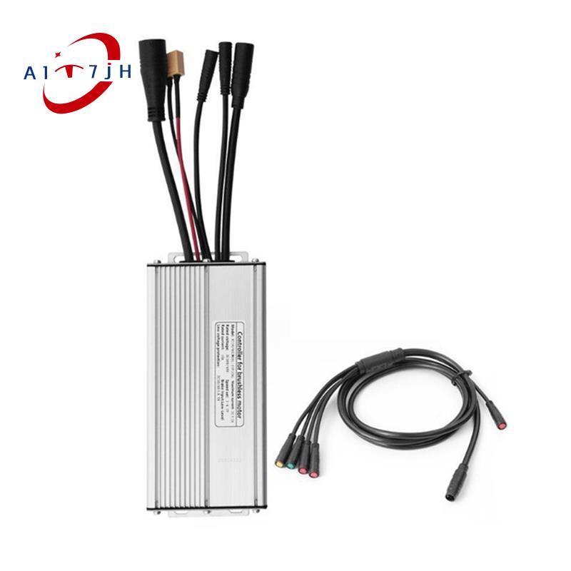 ตัวควบคุมจักรยานไฟฟ้า A7 พร้อมสายไฟ 1T5 KT-15A และคลื่นไซน์กันน้ํา สำหรับ E-Bike