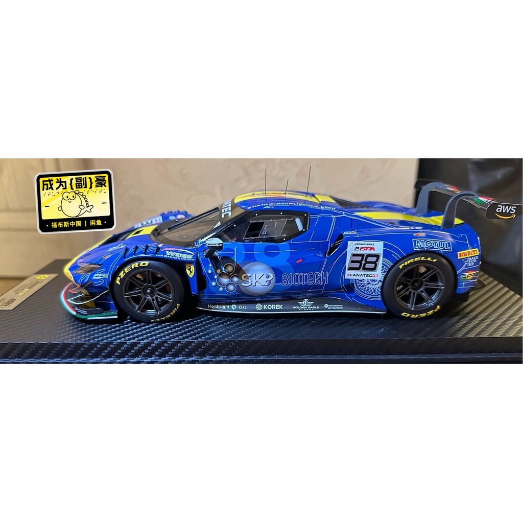 BBR 1/18 Ferrari Ferrari 296 GT3 โมเดลรถใหม่เอี่ยมจํานวนจํากัด