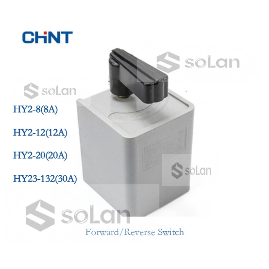 CHNT HY2-8 HY2-12 HY2-20 HY23-132 Reverse Switch Handle Single-Phase Motor and Face Machine Positive