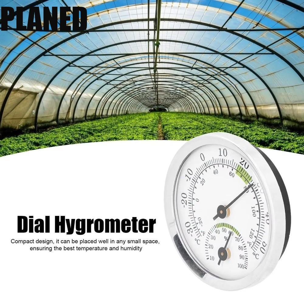 PLANED Mini Pointer Temperature เทอร์โมมิเตอร์, 2 in 1 Gauge Round Pointer Type Temperature Meter, เ