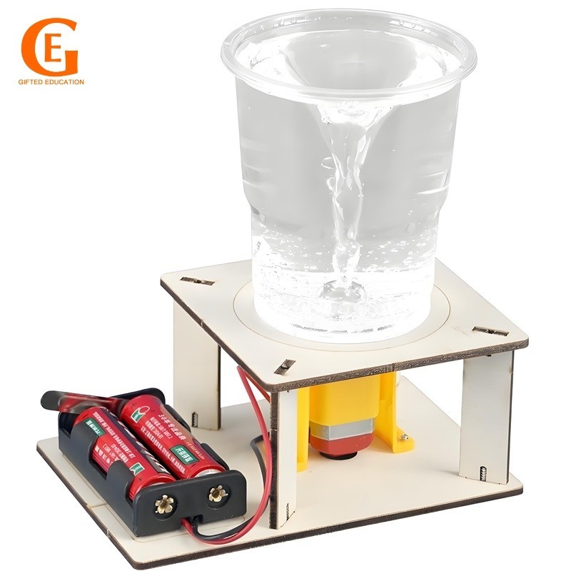 Gifted Education ไฟฟ้า Whirlpool Waterspout STEM ชุดเด็กการศึกษา DIY วิทยาศาสตร์ของเล่นการทดลองเด็ก Development โรงเรียนอุปกรณ์ ราคา ถูกที่สุด ดีลบีเคเค