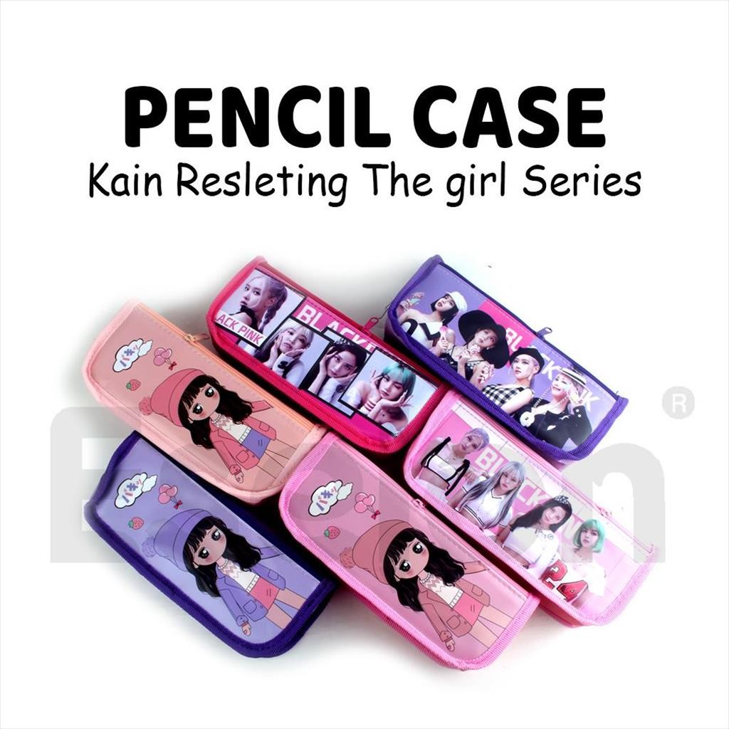 กล่องดินสอผ้าซิป 5291 / 5264 / NoSpons Girl Pencil Case
