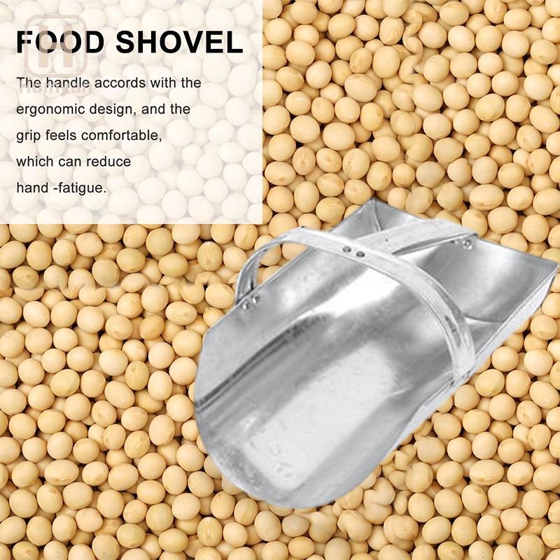 Tianyuaneee Makapal โลหะขนาดใหญ่ความจุข้าว Scoop Feed Grain Scoop Multi Functional Smooth Ergonomic Handle ห้องครัวซูเปอร์มาร์เก็ตฟาร์ม Durab สวนเครื่องมือปฏิบัติ Well