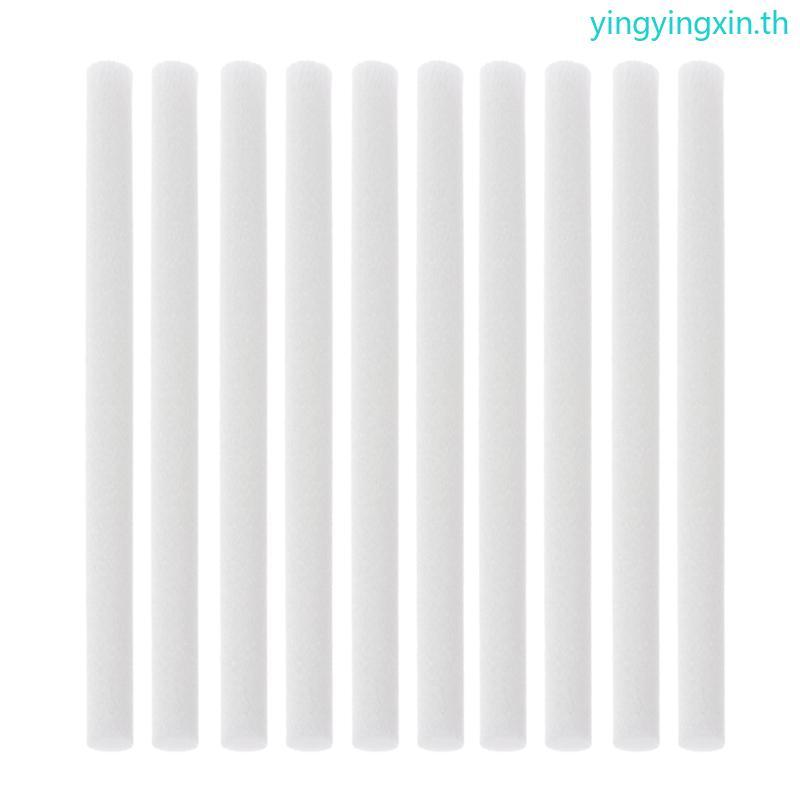 YIN 10 ชิ้น Humidifier Sticks กรองเติม Sticks Wicks เปลี่ยนสําหรับแบบพกพาส่วนบุคคล USB Powered Humid