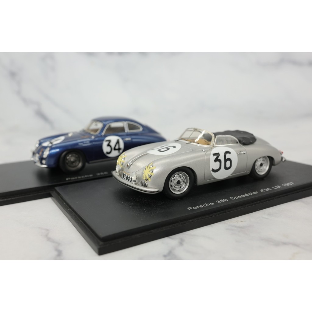 [คลังสินค้าพร้อม] spark 1/43 Porsche 356 speedster speedster Racing แพคเกจเดิมไร้ที่ติ, บนการจัดส่ง 