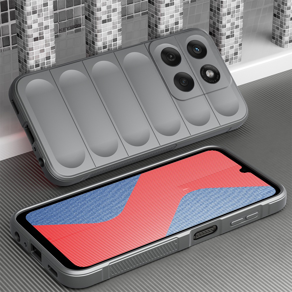 สําหรับ Moto G67 G57 กรณีนุ่ม Anti Slip ซิลิโคนหยัก Vintage สําหรับ Motorola Moto G57 G67 Power ปกหล