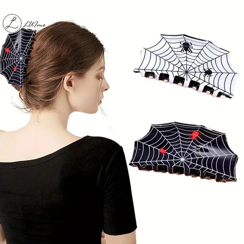 LUImo FashionUnique Creative Spider Web Vinegar Clip อเนกประสงค์ผมตกแต่งคลิปวัสดุอื่นๆอุปกรณ์เสริมผม