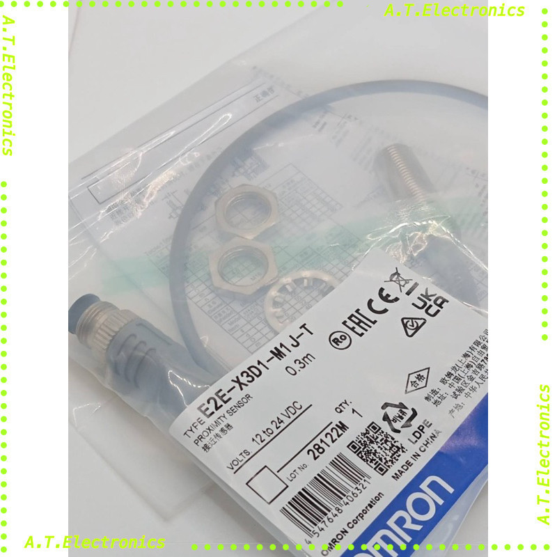 พร้อมส่ง! E2E-X3D1-M1J-T เซ็นเซอร์ E2E-X3D1-M1J-T สายเซ็นเซอร์  ส่งของทุกวัน