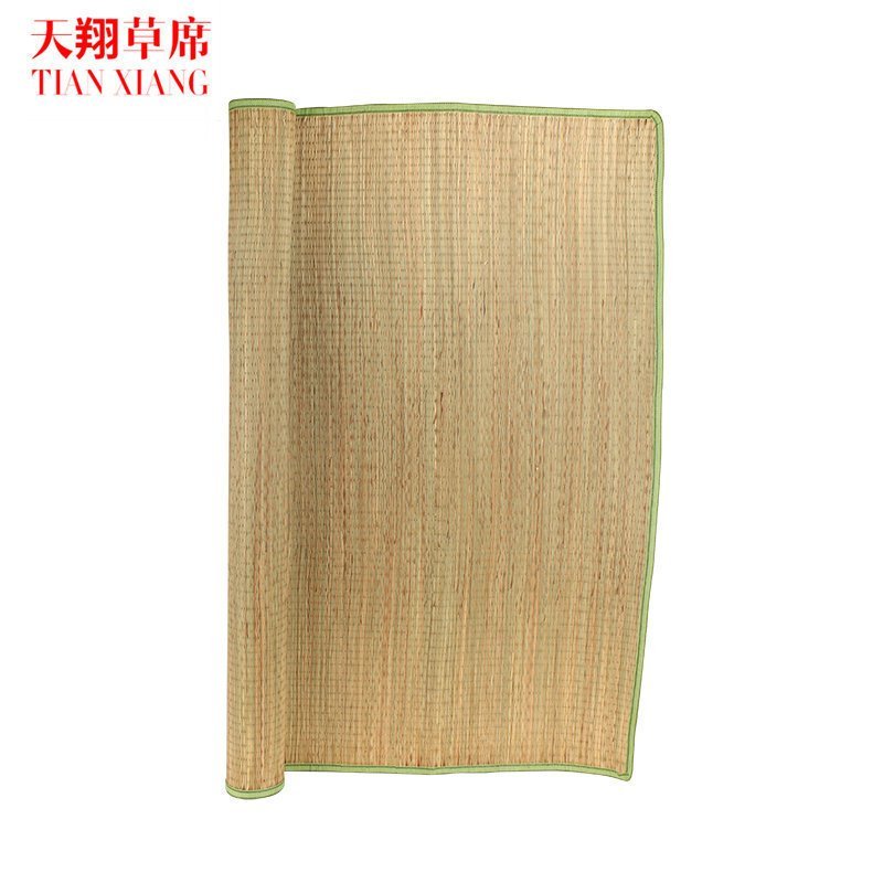 เสื่อฟางที่ทําด้วยมือเดียวเสื่อเย็นนักเรียนแบบพกพาเด็กหนาเตียงเสื่อหอพักนักศึกษา x05ส