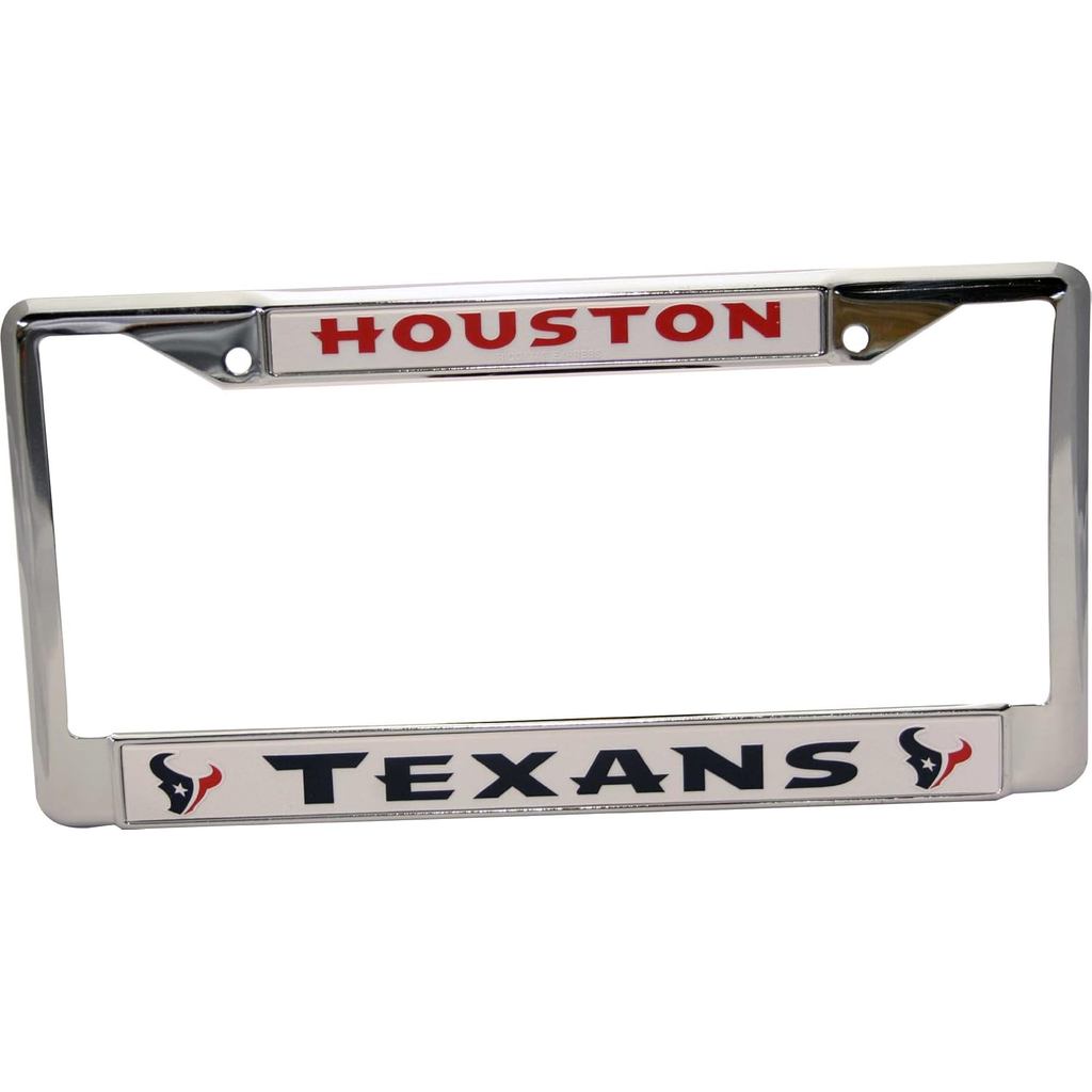 กรอบแผ่นลิขสิทธิ์ NFL Houston Texans Chrome