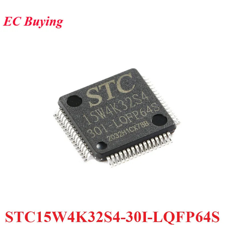 STC15W4K32S4 STC15W4K32S4-30I STC 15W4K32S4 LQFP64S Enhanced 1T 8051 Microcontroller MCU IC Controll