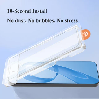 Lereach ไร้ฝุ่นห้องกระจกนิรภัยป้องกันหน้าจอสําหรับ Xiaomi Poco F8 Ultra/Poco F8 Pro Auto-Adhesion