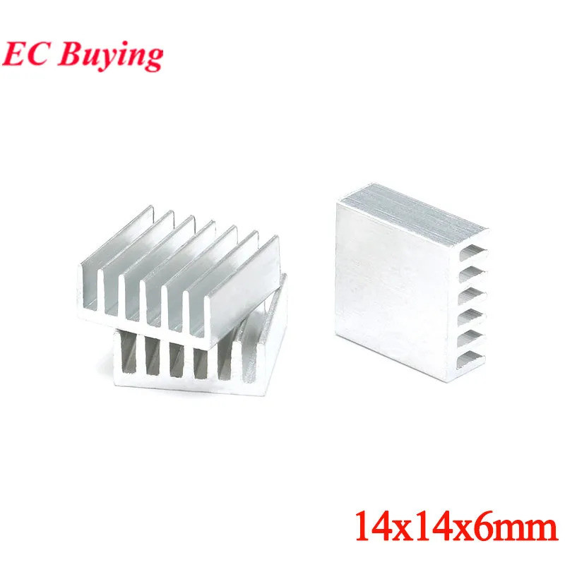 20 ชิ้น/5 ชิ้น 20*14*6 มิลลิเมตรหม้อน้ําฮีทซิงค์ Cooler Cooling Fin อลูมิเนียมความร้อน Sink ชิป, LED, Power IC ทรานซิสเตอร์โมดูล 20x14x6 มิลลิเมตร