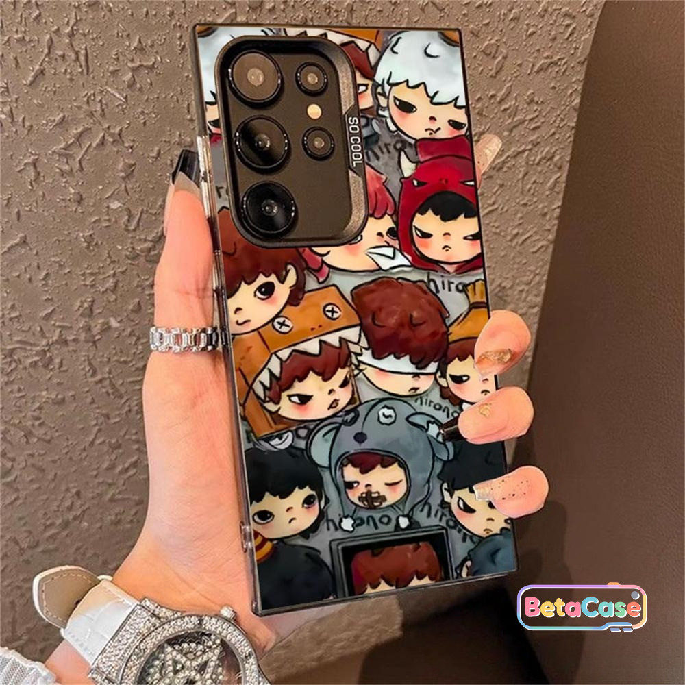 เคสซัมซุง ลายเด็กชายตาแว่นตา การ์ตูนของเล่น ทันสมัย น่ารัก Case for Samsung S30U, S25U, S24U, S23, S22, S21U, S20FE