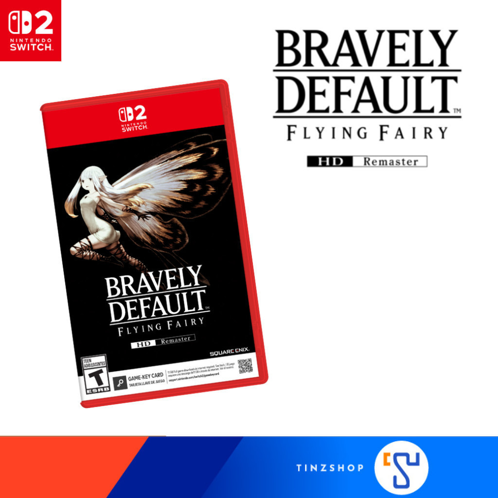 [ส่งด่วน] [Switch2]  Nintendo Switch 2 Game BRAVELY DEFAULT FLYING FAIRY HD Remaste (Asia/Eng. เบรฟลีดีฟอลท์ : Tinzshop