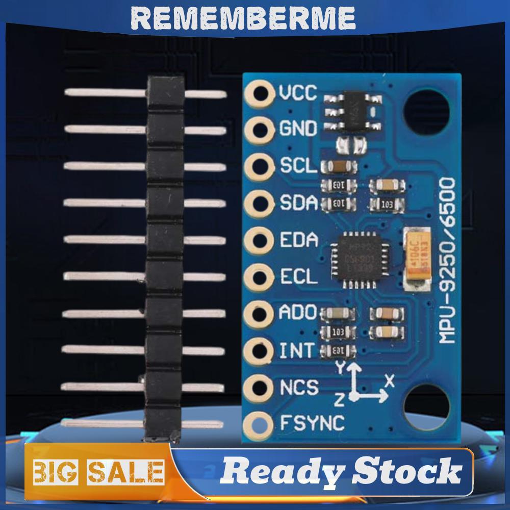 GY-9250 MPU9250 โมดูลเซ็นเซอร์ทัศนคติ 9 แกน/9 แกน IIC/SPI อุปกรณ์ตรวจจับ 3-5V