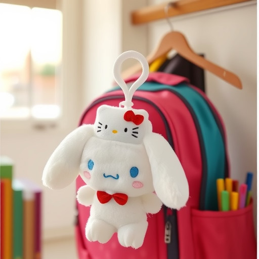 สไตล์ญี่ปุ่นใหม่ Sanrio น่ารัก 50th Anniversary kitty Kuromi ตุ๊กตาของเล่นพวงกุญแจของขวัญ 0UIA