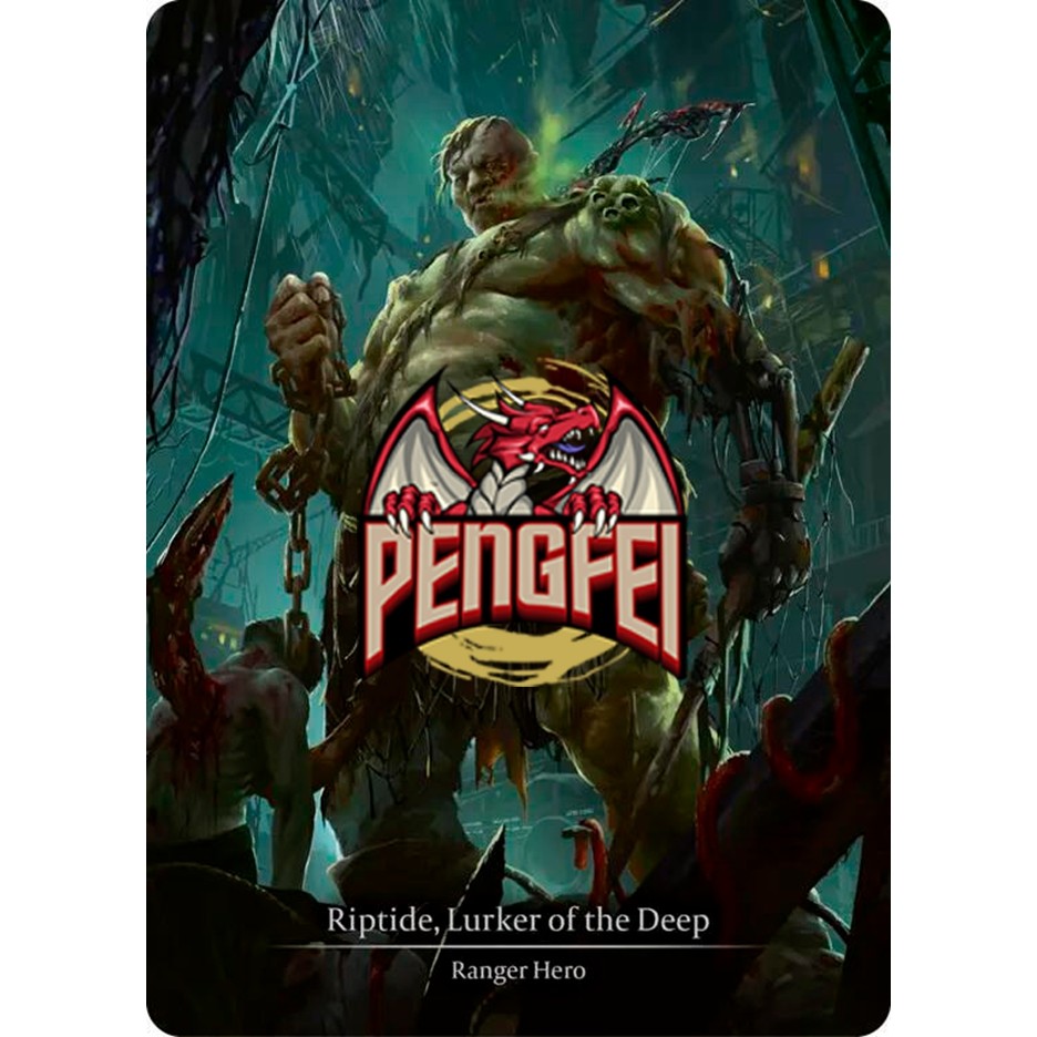 血之肉/fab Riptide, Lurker of the Deep GEM 英文ฟอยล์เย็น