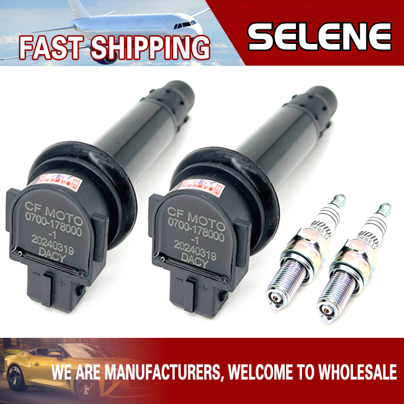 2PCS CF650 คอยล์จุดระเบิดเดิมสําหรับ CF MOTO 0700-178000 CF400 650NK CF650 400GT CF500 650MT CF700 7