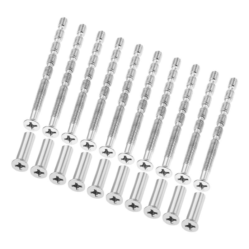 10 Set M4x16 Cross Sleeve M4x60 Bolt Door Handle Screw Knob Hardware Lever Handle Screws Connecting 