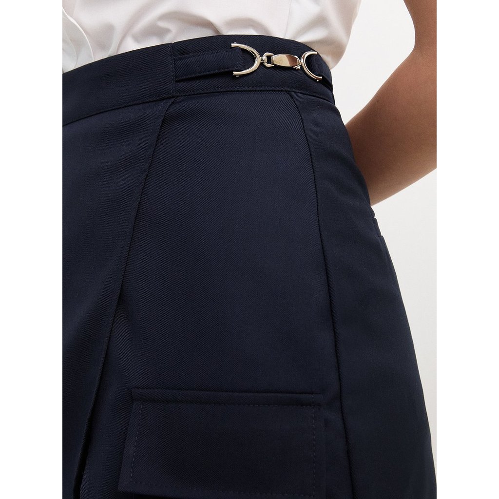 [Pomelo] กางเกงกระโปรงอสมมาตร / Asymmetric Skort — صورة 3