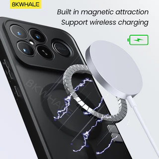 BKWHALE เคสโทรศัพท์แม่เหล็กสําหรับ Xiaomi Mi Poco F8 F7 Ultra X8 X7 X6 Pro F6 Pro M6 Plus M7 M8 Pro C85 C75 C71 15T 14T 13T 15 17 17T Pro Max โปร่งแสงปกหลัง