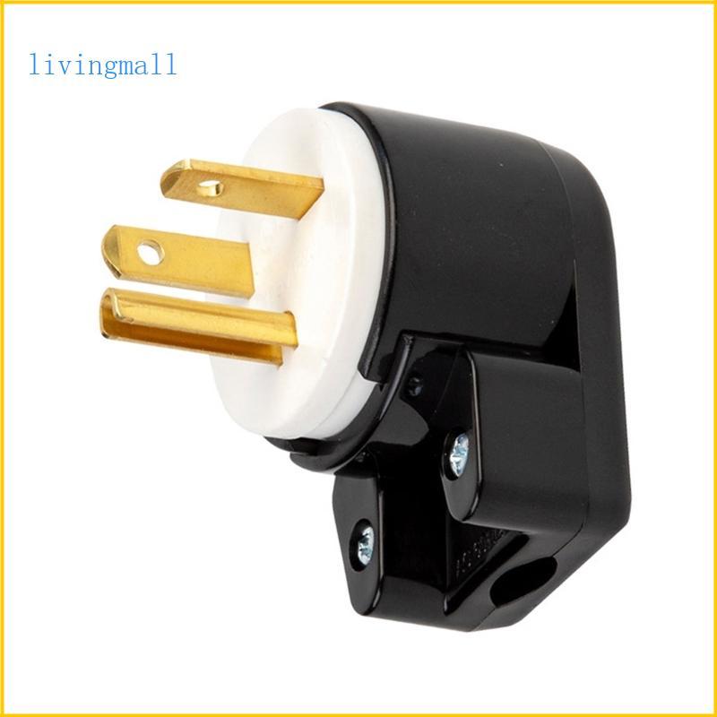 LIVI 3 Prong Nema 5 20P ปลั๊กไฟรองรับ 20A 125V สําหรับการใช้งานไฟฟ้าอุตสาหกรรม