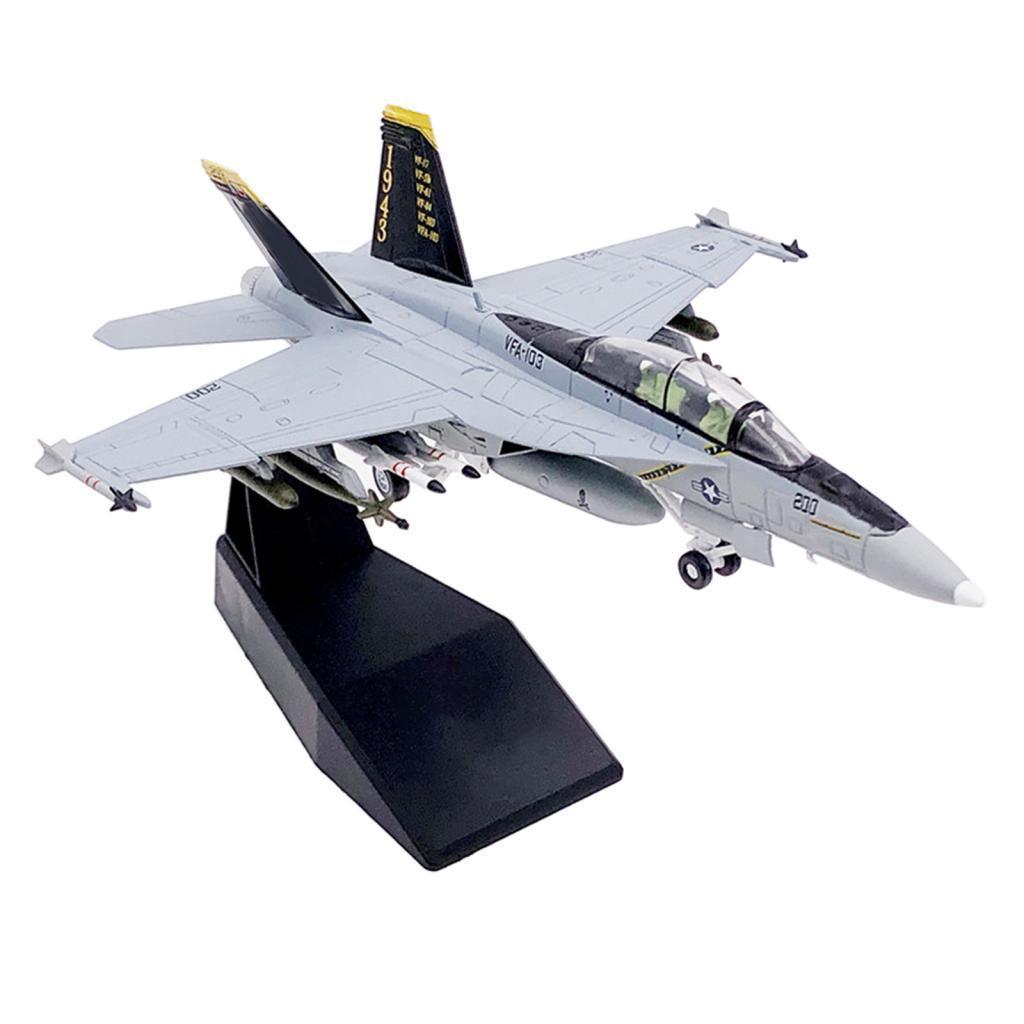 [Lszcx6l] 1/100th FA-18F เครื่องบินรบเครื่องบินรุ่น Office Decor