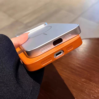 บางเฉียบหน้าต่างขนาดใหญ่แม่เหล็กเคสโทรศัพท์ for iPhone 17 15 13 14 16 Pro max ป้องกันลายนิ้วมือ ฟังก์ชันป้องกันกล้อง
