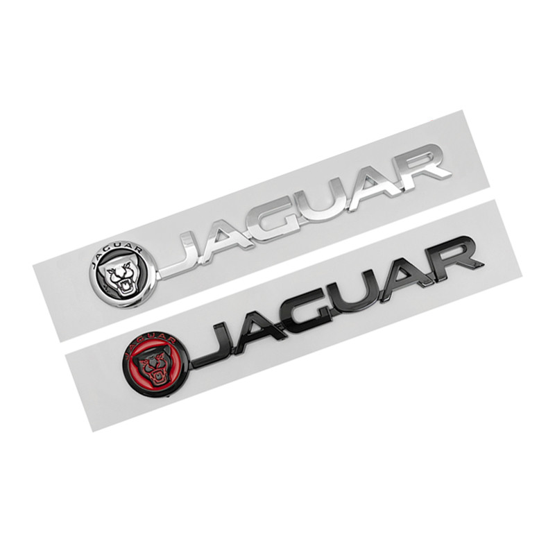 ABS 3D รถด้านหลังสัญลักษณ์สติกเกอร์ Trunk ไฟท้ายสําหรับ Jaguar XF2008 XF2009 XJS XJ8 XType XE SType 