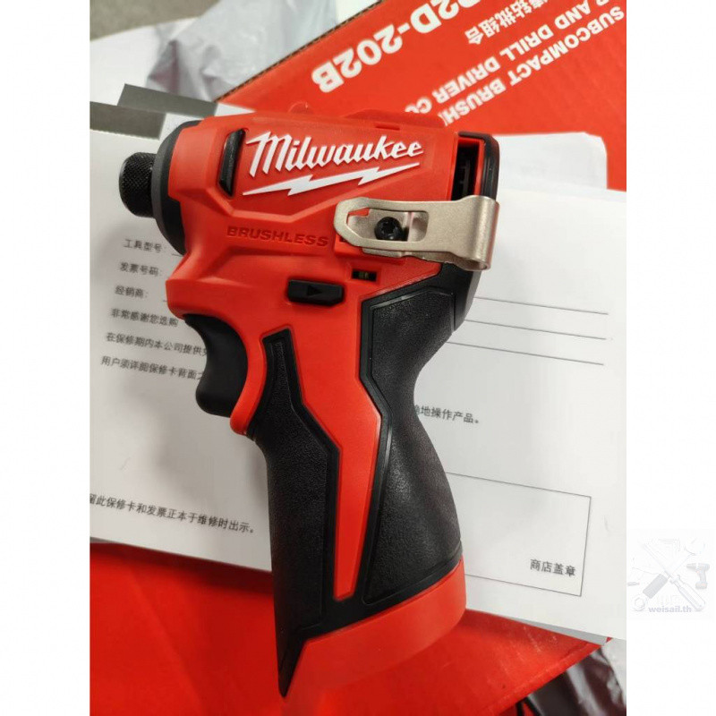 Milwaukee M12 BLP2D-202B CN ชุดคอมโบสว่านไร้สายลิเธียมไอออน | ชุดเครื่องมือไฟฟ้าสําหรับ ทําเอง และมืออาชีพ - รูปที่ 4
