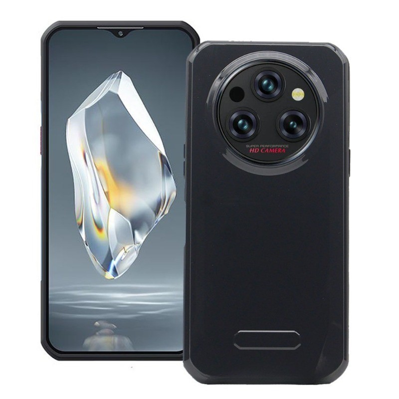 ULTRA PRO เคสTPUสําหรับOukitel WP55 Ultra Proเคสโทรศัพท์ซิลิโคนอ่อนนุ่มครอบคลุมสีดําโปร่งใสปกหลังสํา
