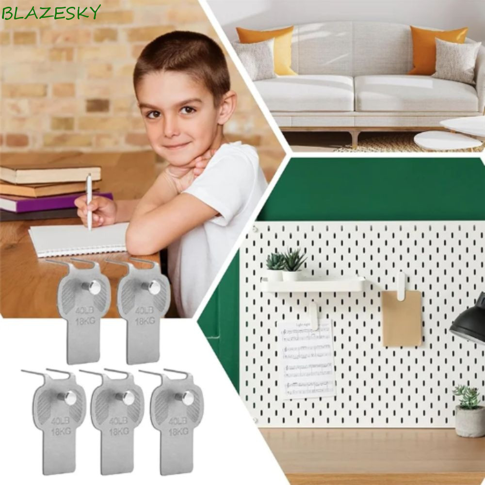 BLAZESKY Claw Picture Hanger, Heavy Duty Claw Design No Damage Wall Hooks, Hanger System No Damage L