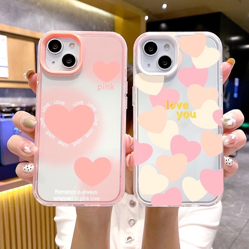 🐈แมวเคส 💗3in1เคสไอโฟน พรีเมี่ยม เนื้อนิ่มกันกระแทกดีเยี่ยม【iPhone15ProMax14pro13plus12/11】-CDYTMSHY1