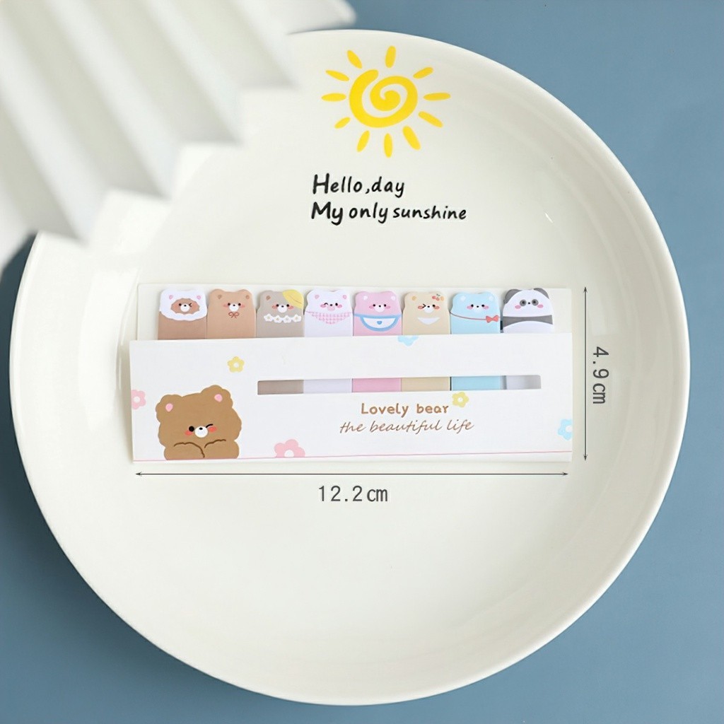 E7E 120 โน้ตเหนียวสีสันสดใสลายน่ารัก ES001