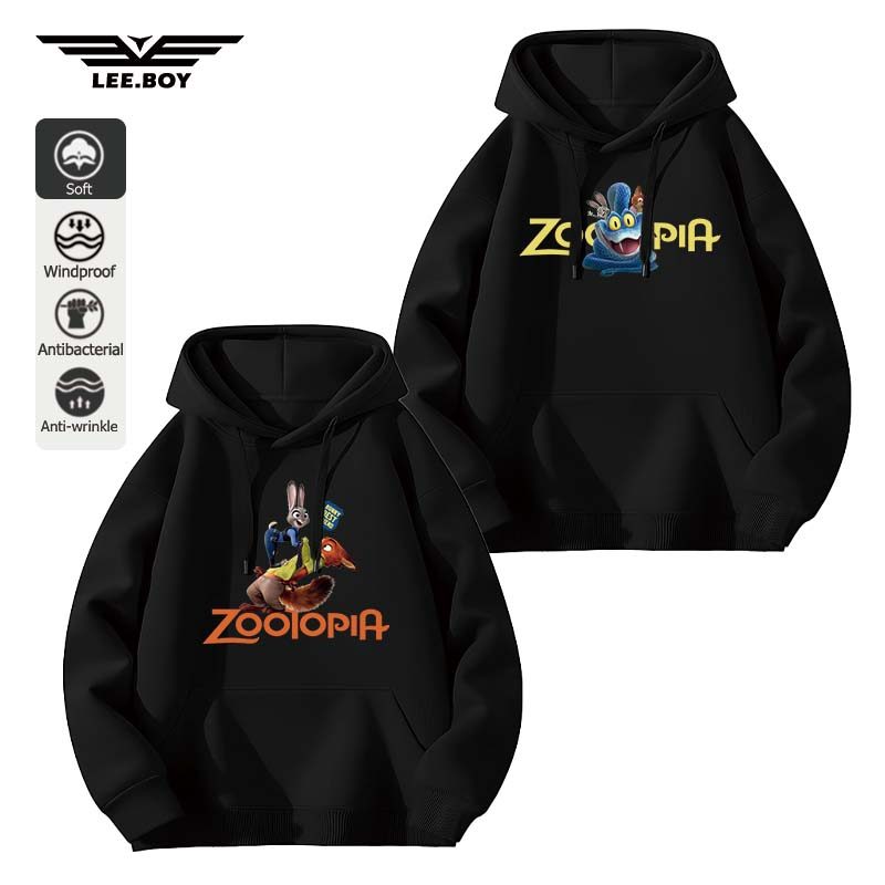 เสื้อฮู้ด มีฮู้ดสวมหัว ผ้าสำลีหนานุ่ม รวมสี  พิมพ์สัตว์น่ารัก (ส่งเร็ว จัดส่งจากไทย)