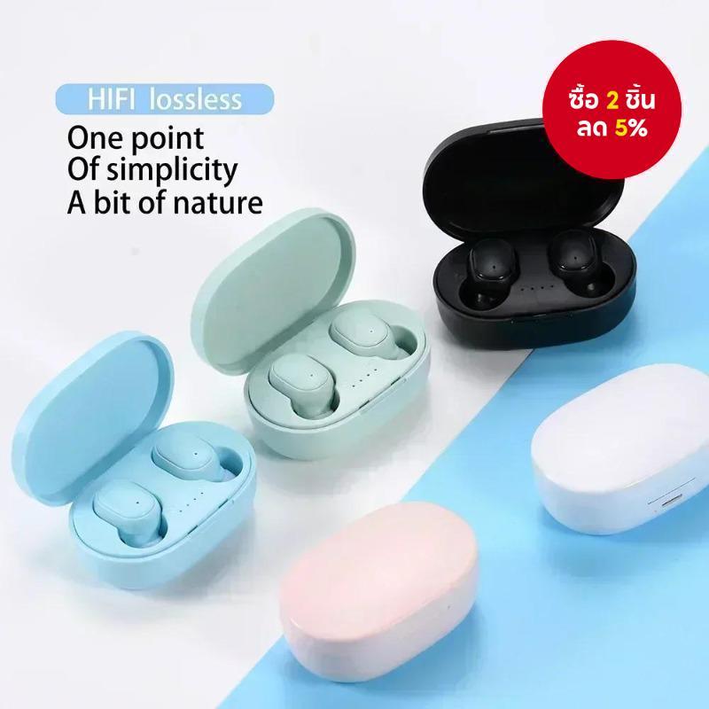 A6S หูฟังไร้สายบลูทูธชุดหูฟังคุณภาพสูงกีฬาหูฟังชนิดใส่ในหูใช้งานร่วมกับอุปกรณ์หลาย