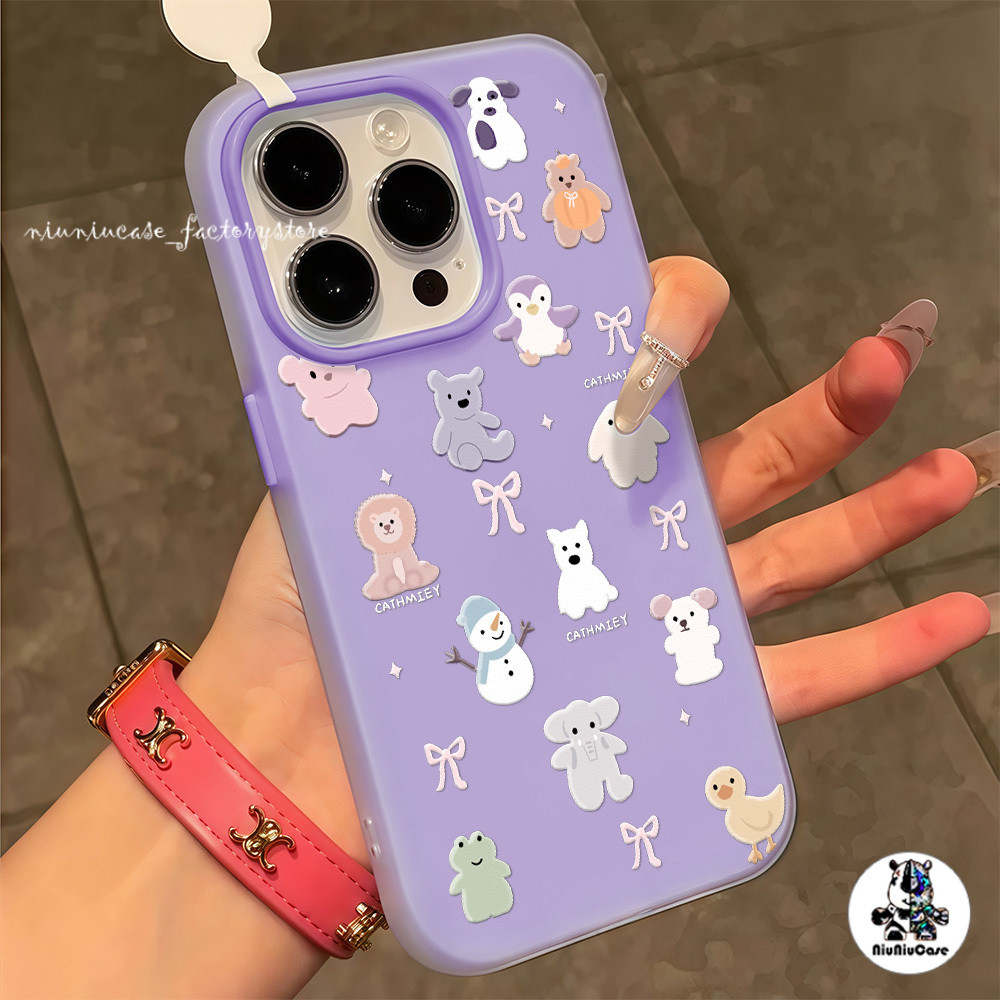 สัตว์น่ารัก เคส For VIVO Y01 Y03 Y18 Y17 Y12 Y15 Y11 Y18i Y28s Y18s Y37 Y22 Y19S Y29 Y16 Y35 Y17S Y28 Y36i Y20 Y33S Y21