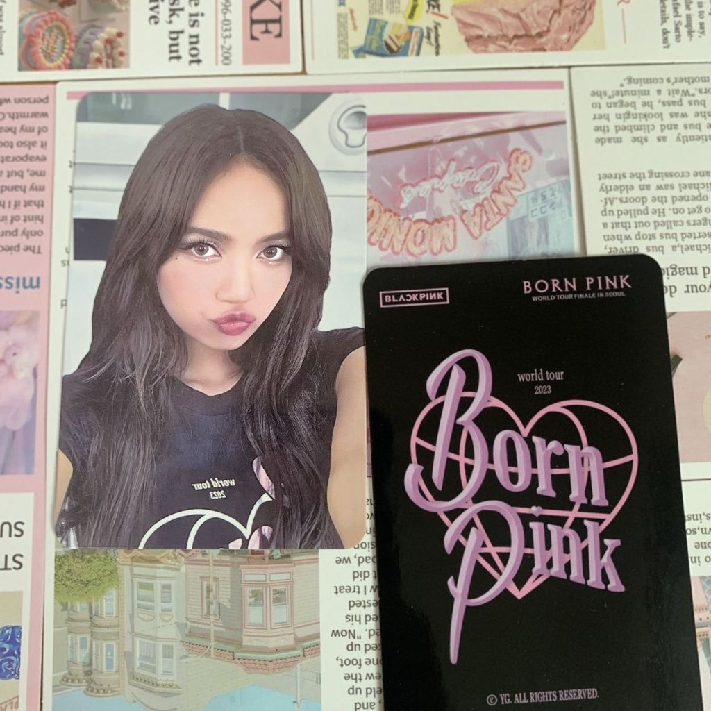 การ์ด BLACKPINK Pink Card World Tour Concert Seoul Station Park Choi Young Rose การ์ดเต็ม