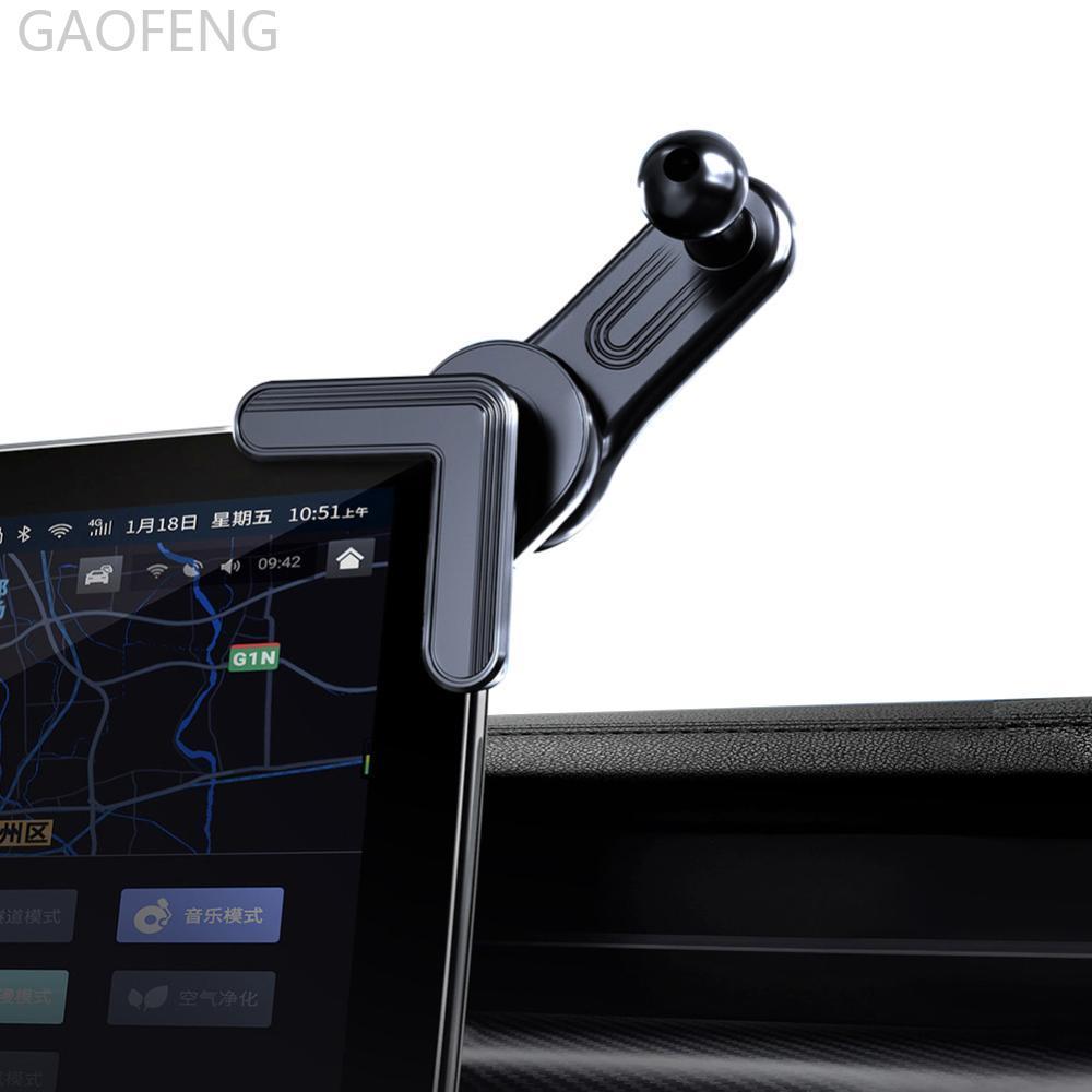 GAOFENG รถ Central Control คงที่วงเล็บโทรศัพท์นําทางผู้ถือหน้าจอ Mount รถยนต์ฐานคงที่ B6J3