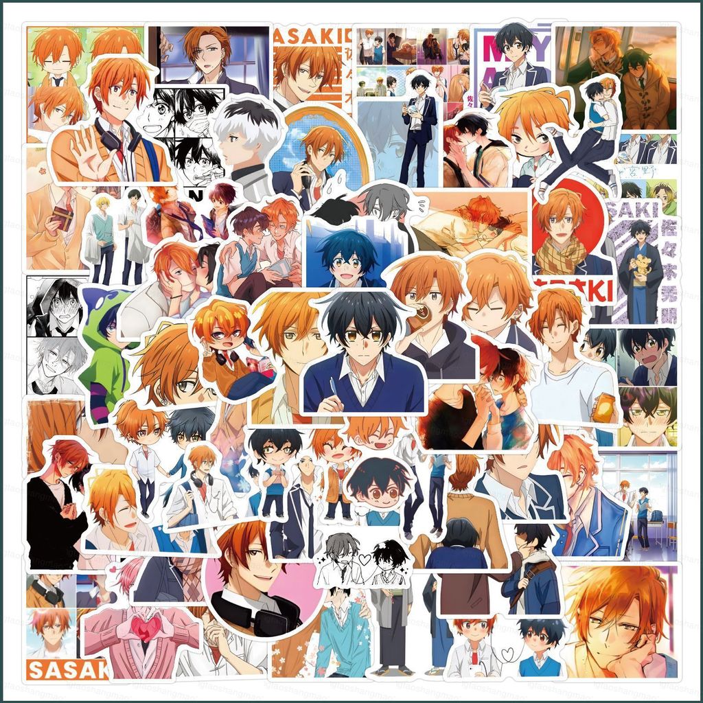 110 ชิ้น/เซ็ต Sasaki และ Miyano อะนิเมะสติ๊กเกอร์กราฟฟิตีขวดน้ํากันน้ํา Yoshikazu Miyano Shumei Sasa