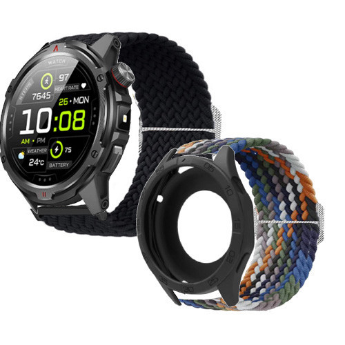 สําหรับ Aolon TETRA R4 กรณีสมาร์ทวอทช์ Aolon TETRA R4 สายนาฬิกาฝาครอบป้องกันไนลอน Soft Band ป้องกันห