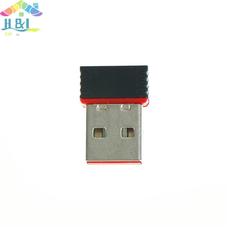 H&L Nov usb 2.0 wifi อะแดปเตอร์ไร้สายเครือข่ายอินเทอร์เน็ต lan card 802.11n/g/b mini desktop {th}