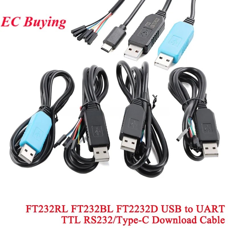 FT232 แปรงสาย USB RS232 Serial Port ดาวน์โหลดอะแดปเตอร์ไฟฟ้าโมดูล FTDI ชิปเซ็ตคอมพิวเตอร์ FT232RL FT