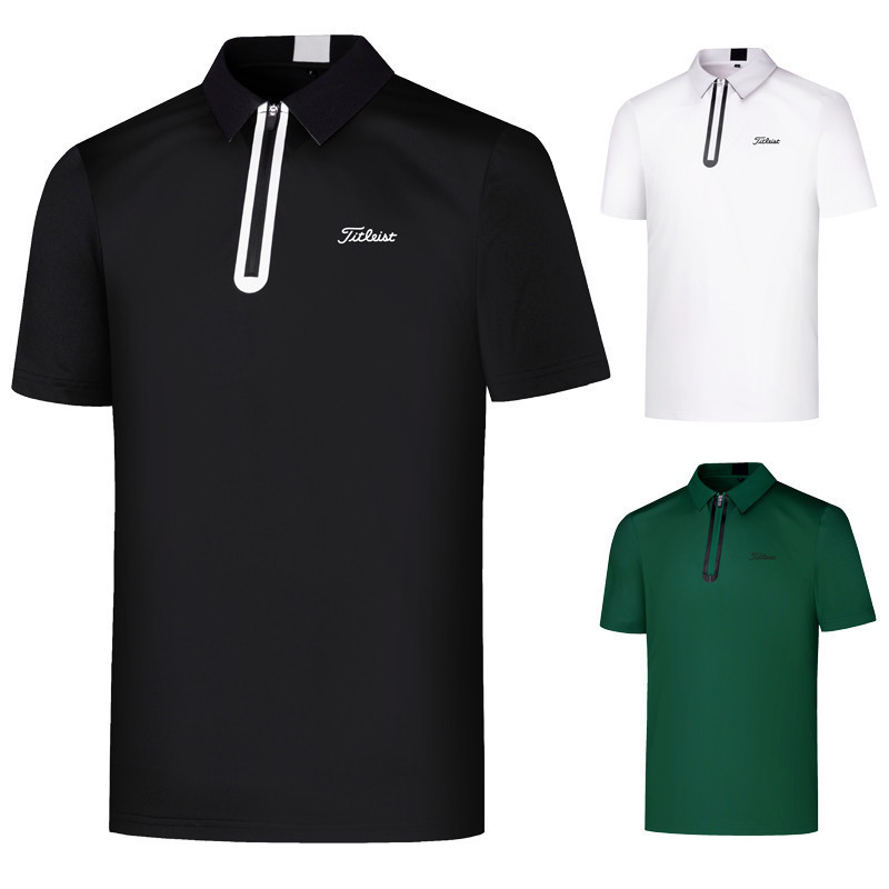 [Titleist] Golf Clothing Golf Clothing Mens Clothing Short-Sleeved Top Breathable Perspiration Quick