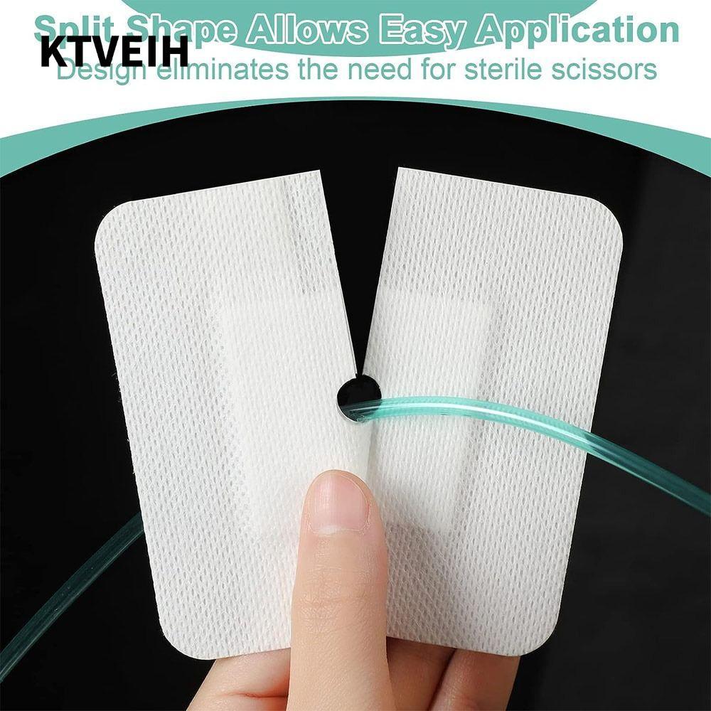 KTVEIH 10 ชิ้นท่อเต้านมหมวก, Gtube Supply Peripheral Filter Liner, อุปกรณ์กรองเปลี่ยนผ้าพันแผลแผลเพื