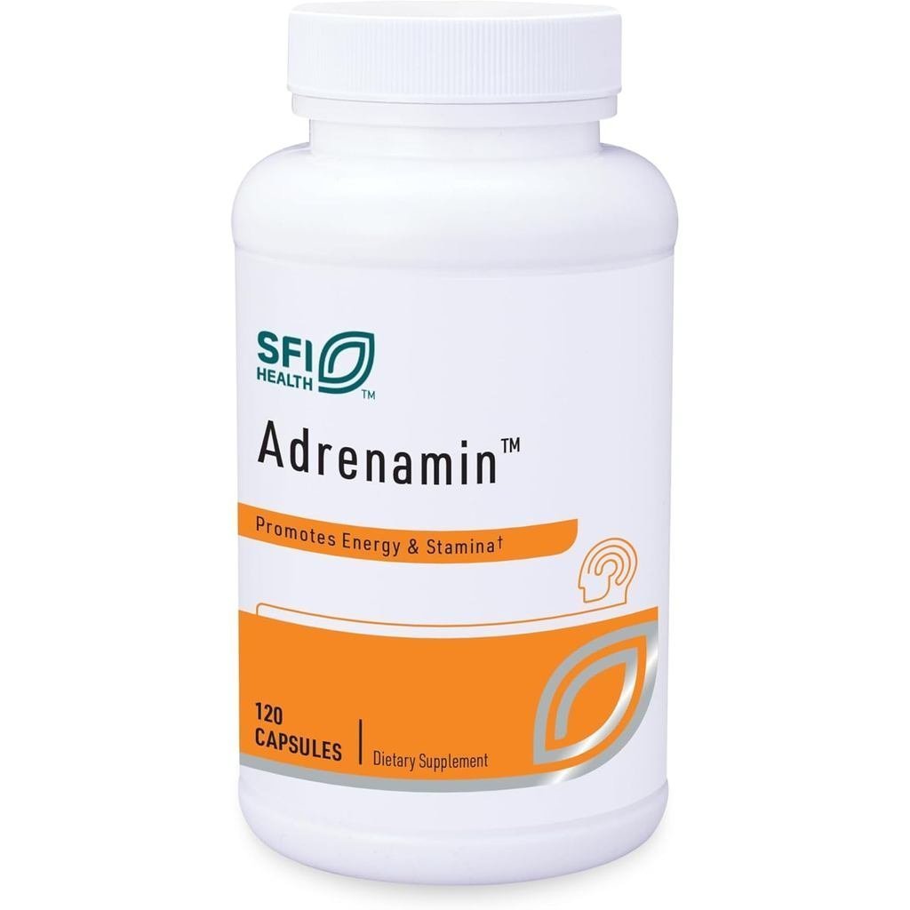 Klaire Labs SFI Health Adrenamin - Adrenal Support with Cordyceps Mushroom, Eleuthero & Pantothenic 