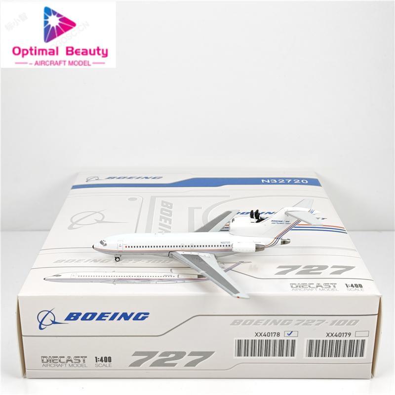 JC Wings XX40178 1: 400 โบอิ้งโรงงานเดิม B727-100 N32720 UFD เครื่องทดสอบเที่ยวบิน